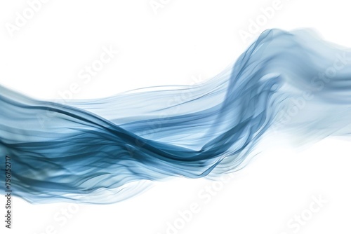 A blurry photo of a blue wave, suitable for graphic design projects © Fotograf