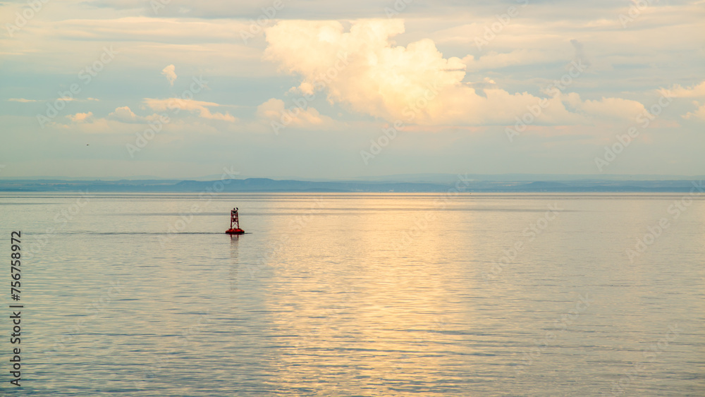 La Malbaie, Canada - August 17 2020: Stunning landscape view by the saint lawrence river in La Malbaie in Quebec La Malbaie, Canada - August 17 2020: Stunning landscape view by the saint lawrence river in La Malbaie in Quebec