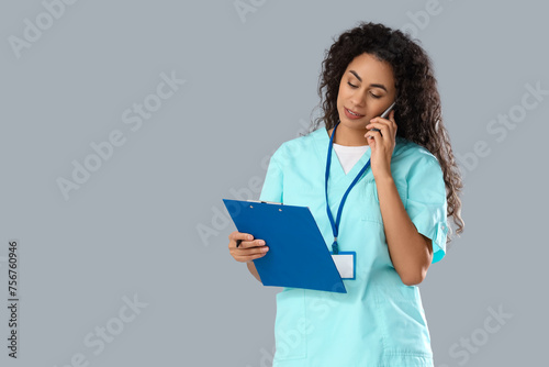 Female African-American med...
