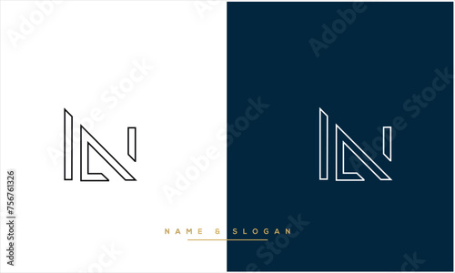 NL, LN, Abstract Letters Logo Monogram photo