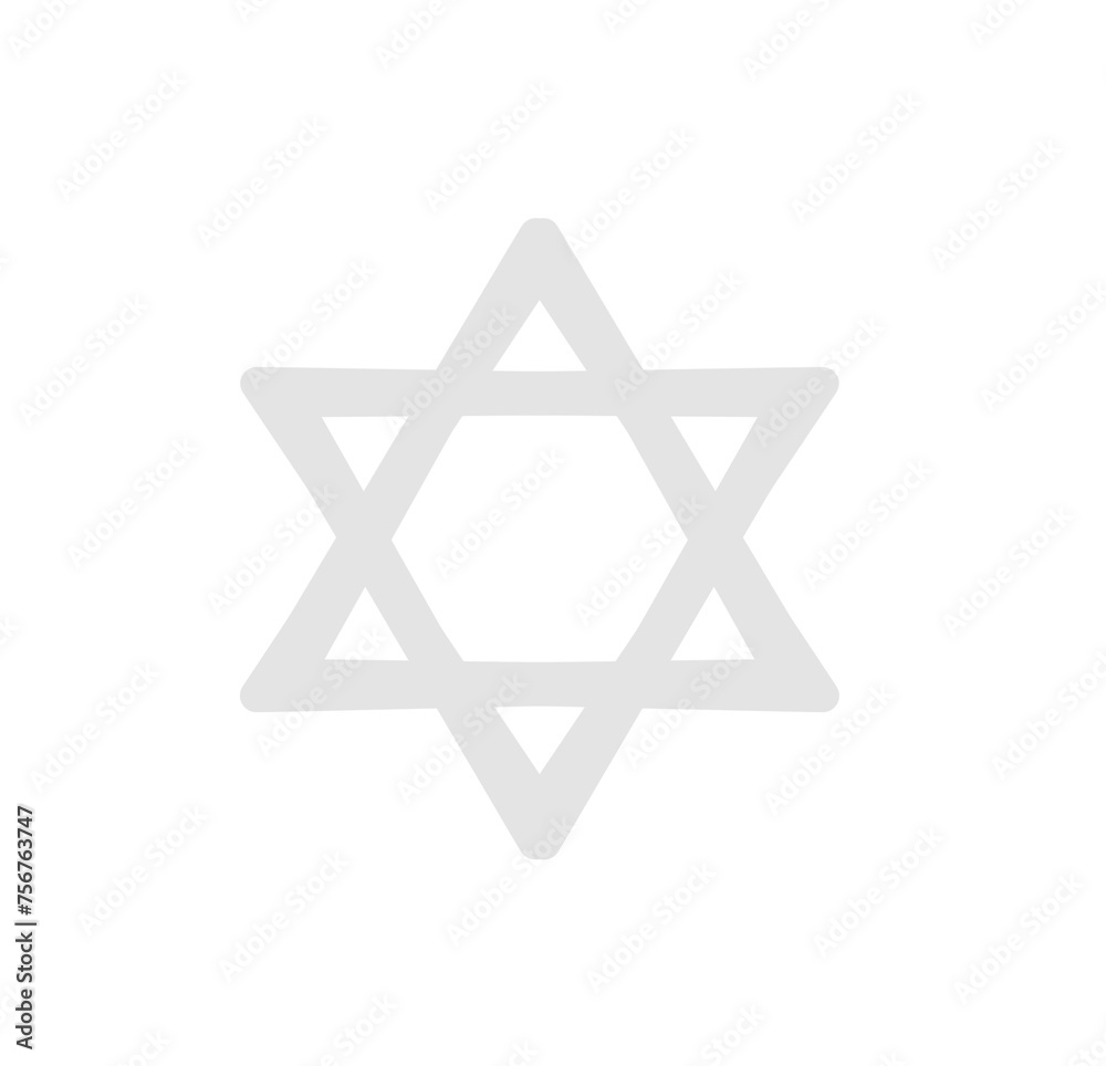 star of david, jews jewish symbol logo illustration on white background star of david, jews jewish symbol logo illustration on white background