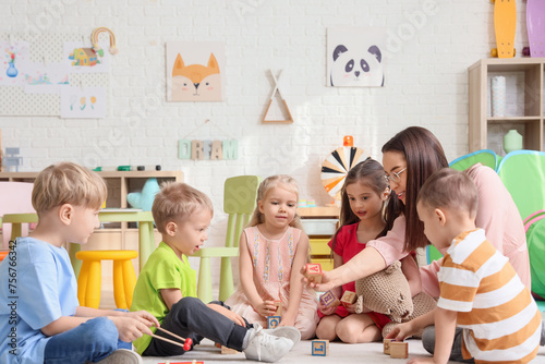 Little children and nursery...