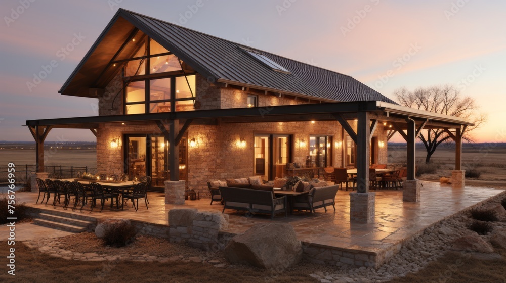Beautiful two-story country house Beautiful two-story country house