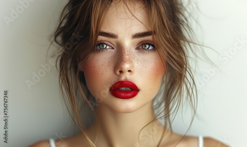 Beautiful young model