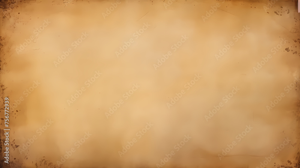 Obraz premium Parchment, horizontal antique parchment texture