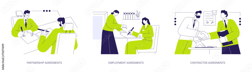 Company documentation abstract concept vector illustrations. Company documentation abstract concept vector illustrations.