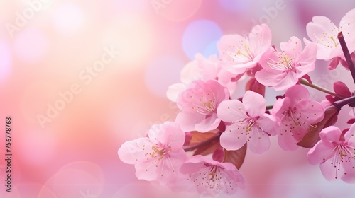 Plum blossoms background © @desy