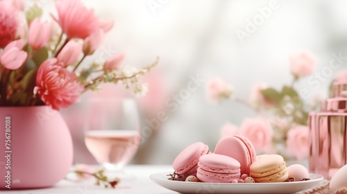 Easter still life with flowers