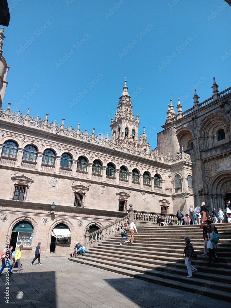 Puerta de Platerías de la Catedral de Santiago de Compostela, Galicia
