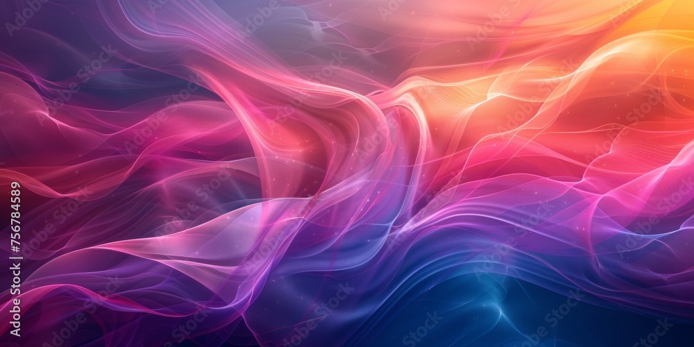 A colorful, abstract painting of a flame with a blue and purple background - stock background. A colorful, abstract painting of a flame with a blue and purple background - stock background.