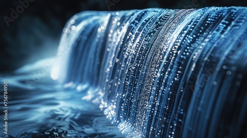 water flowing background