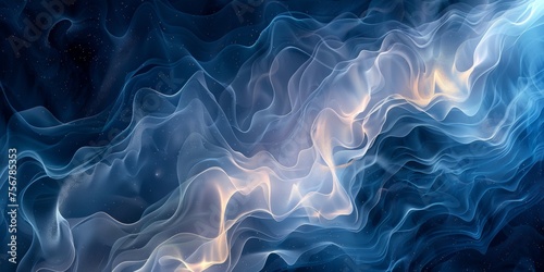 The image is a blue and white swirl that looks like a wave - stock background.