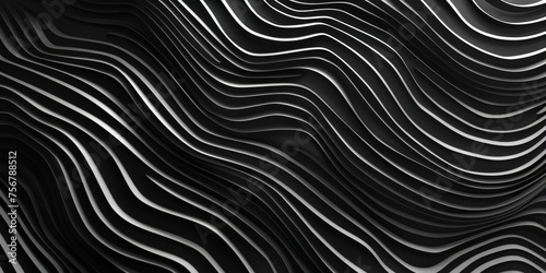 A black and white image of a wave with a lot of detail - stock background.