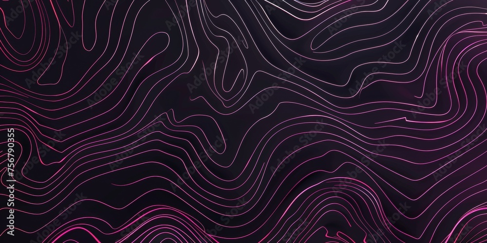 A black and purple background with a wavy pattern - stock background. A black and purple background with a wavy pattern - stock background.