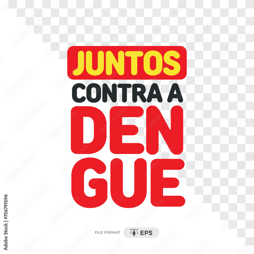Logo campanha juntos contra a dengue