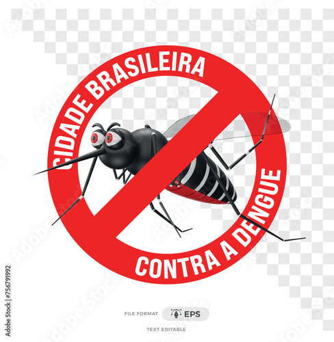Logo campanha prefeitura contra a dengue