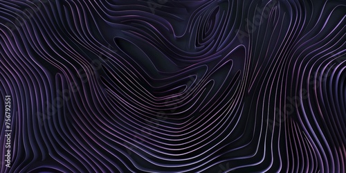 A dark purple background with a series of lines and dots - stock background.