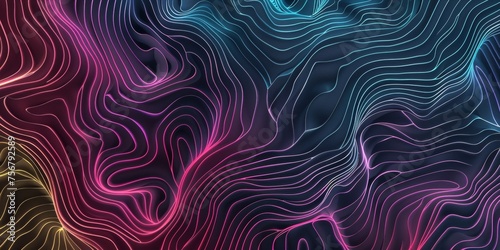 A colorful, abstract image with a purple line - stock background.