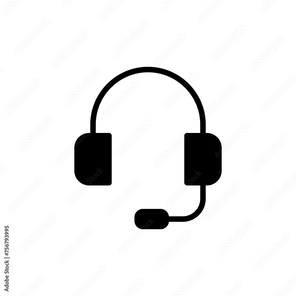 Headphone icon vector isolated on white background. Headphone vector icon. Call us Headphone icon vector isolated on white background. Headphone vector icon. Call us