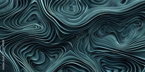A blue and white abstract image with a lot of lines and curves - stock background.