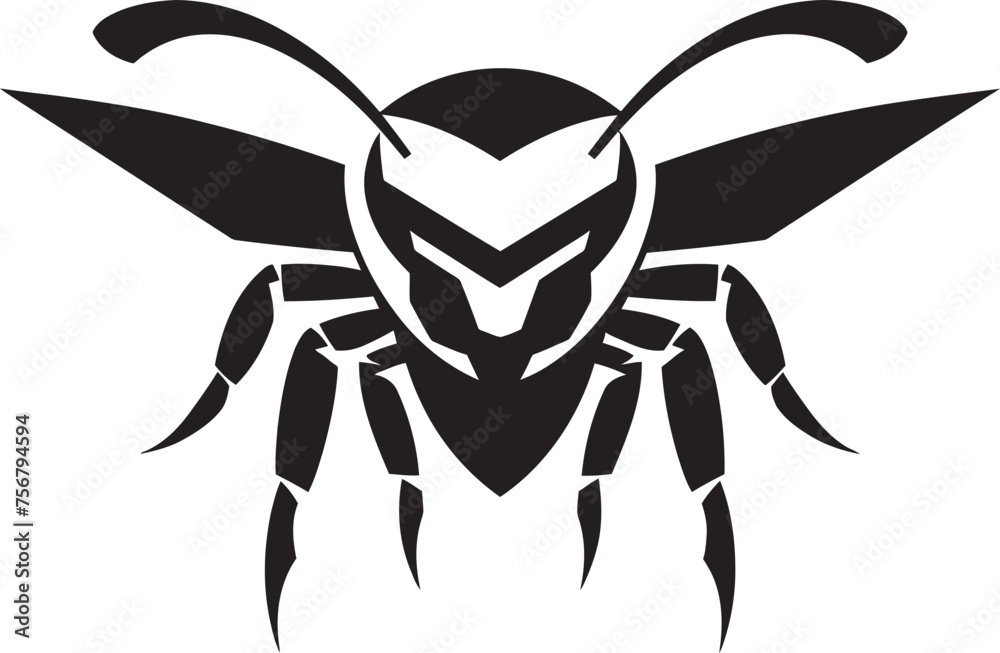 Emblem of Precision: Hornet Mascot Black Logo Unveiled Mighty Wingspan: Hornet Mascot Vector Logo Design Emblem of Precision: Hornet Mascot Black Logo Unveiled Mighty Wingspan: Hornet Mascot Vector Logo Design