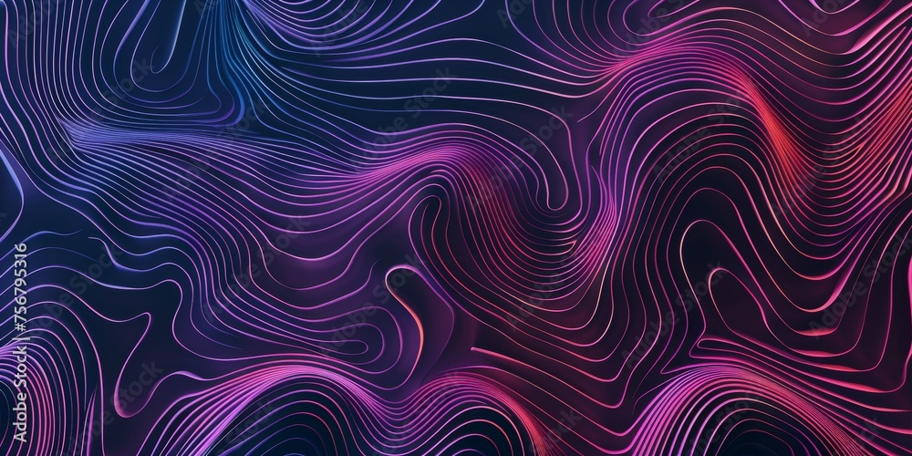 A colorful, abstract background with purple and pink lines - stock background.