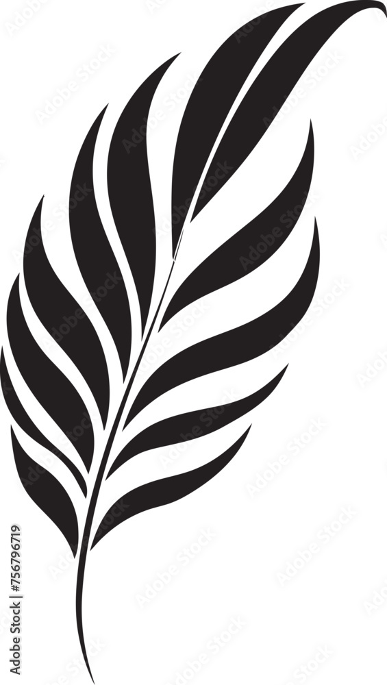 Tropical Serenity: Onekine Exotic Plant Leaves Black Logo Verdant Flora Symphony: Onekine Tropical Leaves Vector Icon Design Tropical Serenity: Onekine Exotic Plant Leaves Black Logo Verdant Flora Symphony: Onekine Tropical Leaves Vector Icon Design