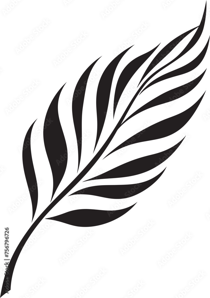 Exotic Foliage Charm: Onekine Tropical Plant Leaves Black Logo Vector Tropical Tranquility: Onekine Exotic Plant Leaves Logo Design Exotic Foliage Charm: Onekine Tropical Plant Leaves Black Logo Vector Tropical Tranquility: Onekine Exotic Plant Leaves Logo Design