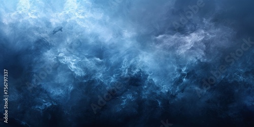 The sky is blue and cloudy - stock background.