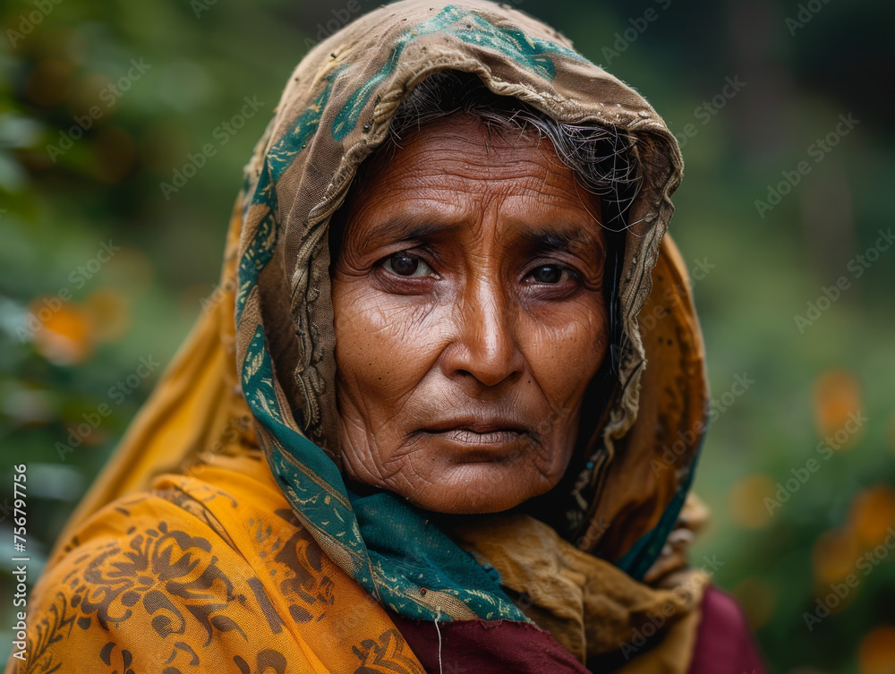 Portrait of Indian tribal woman , Cinematic, Photoshoot Portrait of Indian tribal woman , Cinematic, Photoshoot