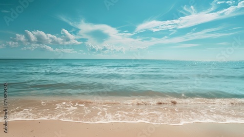 sea sand sky and summer day - generative ai © Nia™