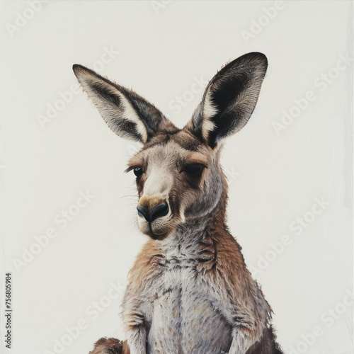 portrait of a kangaroo