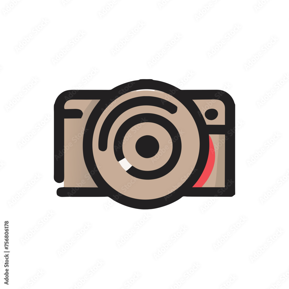 beautiful simple colorful camera slr logo beautiful simple colorful camera slr logo