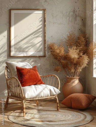 Beautiful living room with ...