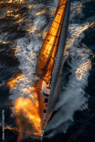 Beautiful view of a racing ...