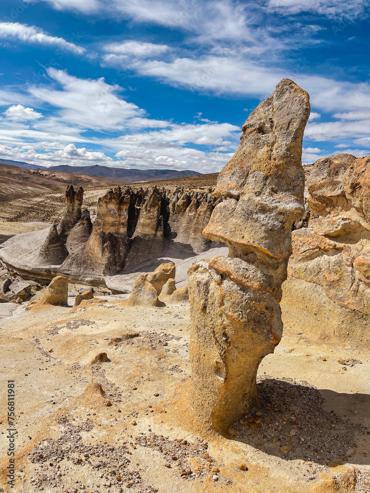 Peru Arequipa stone forest rock formation
