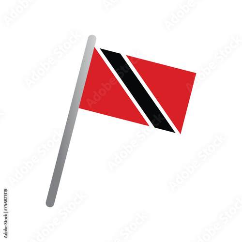 trinidad tobago flag icon vector Free Download trinidad tobago flag icon vector - GFXLoad