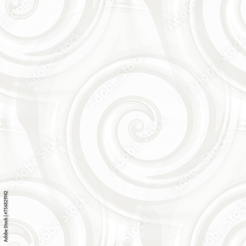 Bright abstract background, regular overlapping spirals. Seamless pattern.