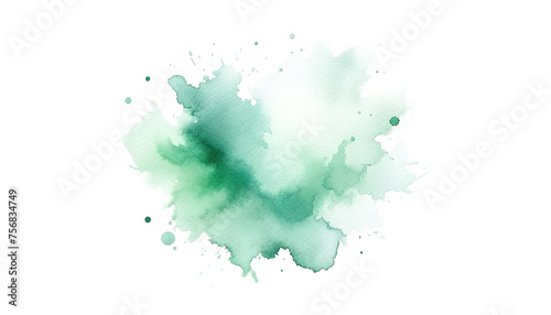 green watercolor stain 