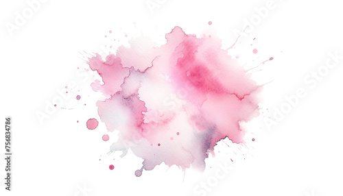 pink watercolor stain  © Thanthara