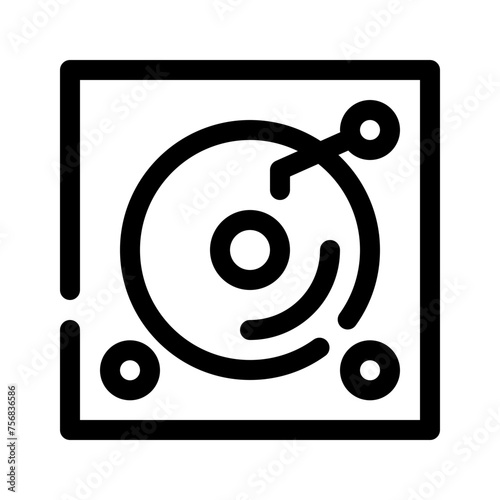 multimedia line icon