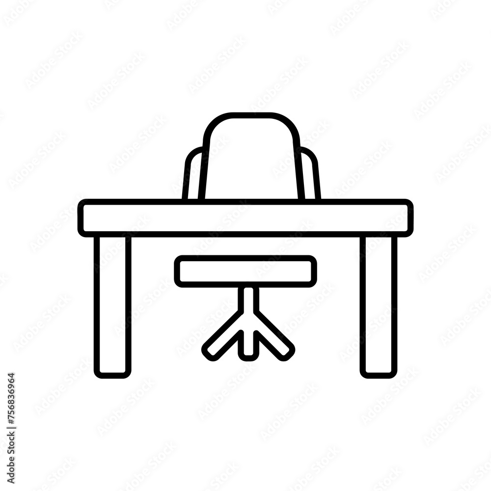 office vector glyph flat liner simple illustration on white background..eps office vector glyph flat liner simple illustration on white background..eps