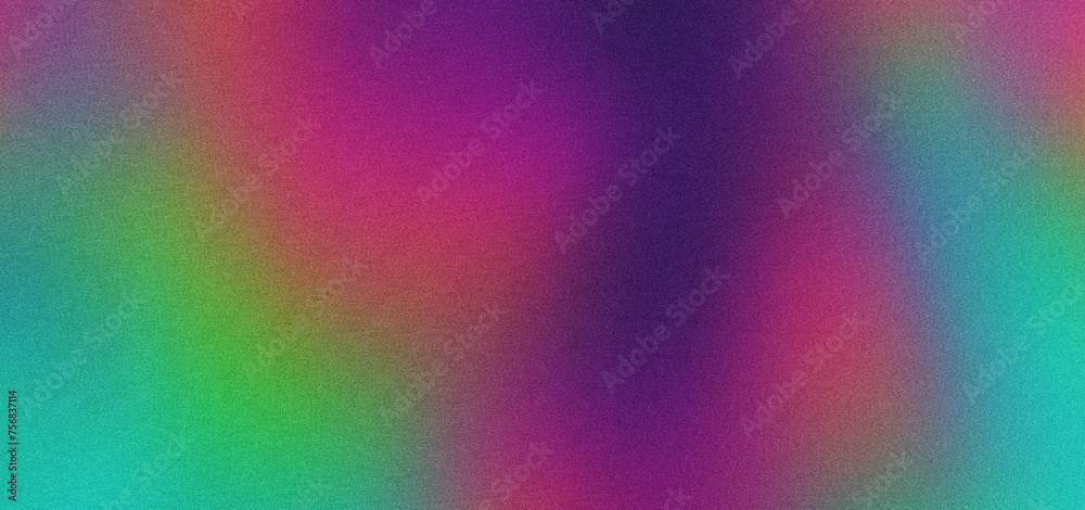 Rough gradient background, shining color flow waves, noise texture abstract banner poster header design background
