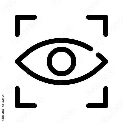 vision line icon