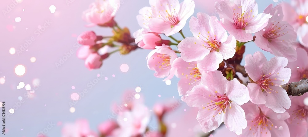 Serene abstract spring background with soft pastels reflecting the tranquility of nature s beauty Serene abstract spring background with soft pastels reflecting the tranquility of nature s beauty