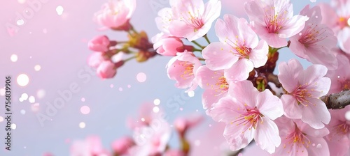 Serene abstract spring background with soft pastels reflecting the tranquility of nature s beauty