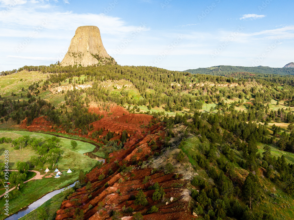 Obraz premium DEVILS TOWER NATIONAL MONUMENT