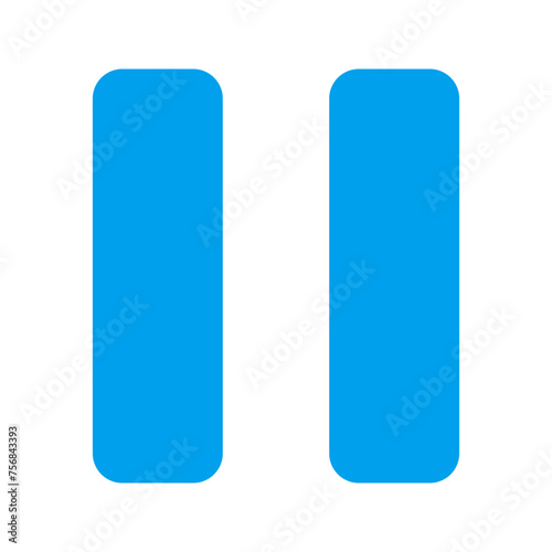 pause button Duo tone icon