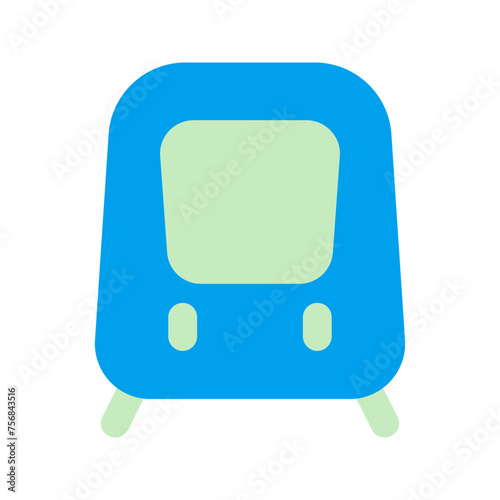 train Duo tone icon