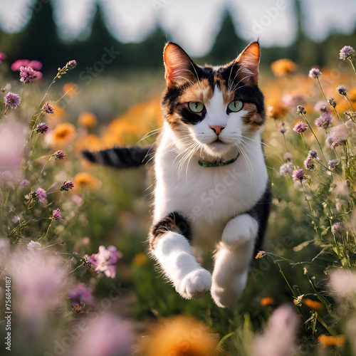 cat in the garden